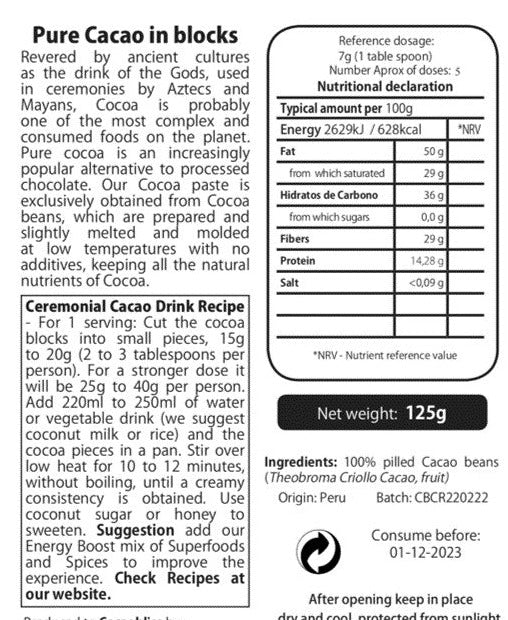 Cacao Bliss - Ceremonial Cacao