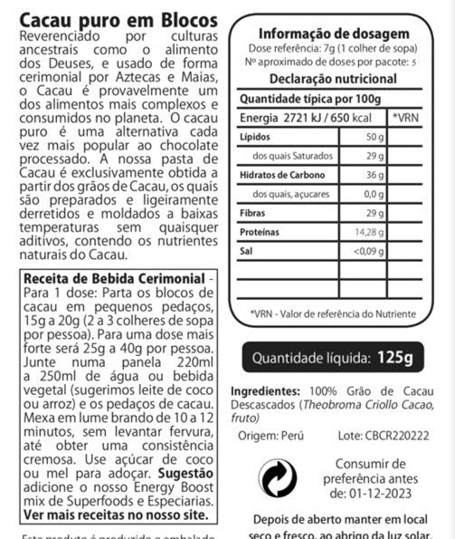 Cacao Bliss - Ceremonial Cacao