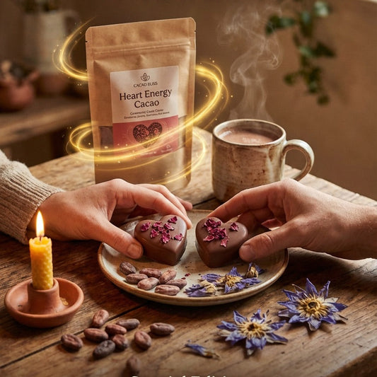 Special Valentine Cacao Heart Energy & Lotus Flower Bonbons