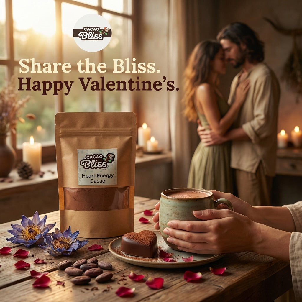 Special Valentine Cacao Heart Energy & Lotus Flower Bonbons